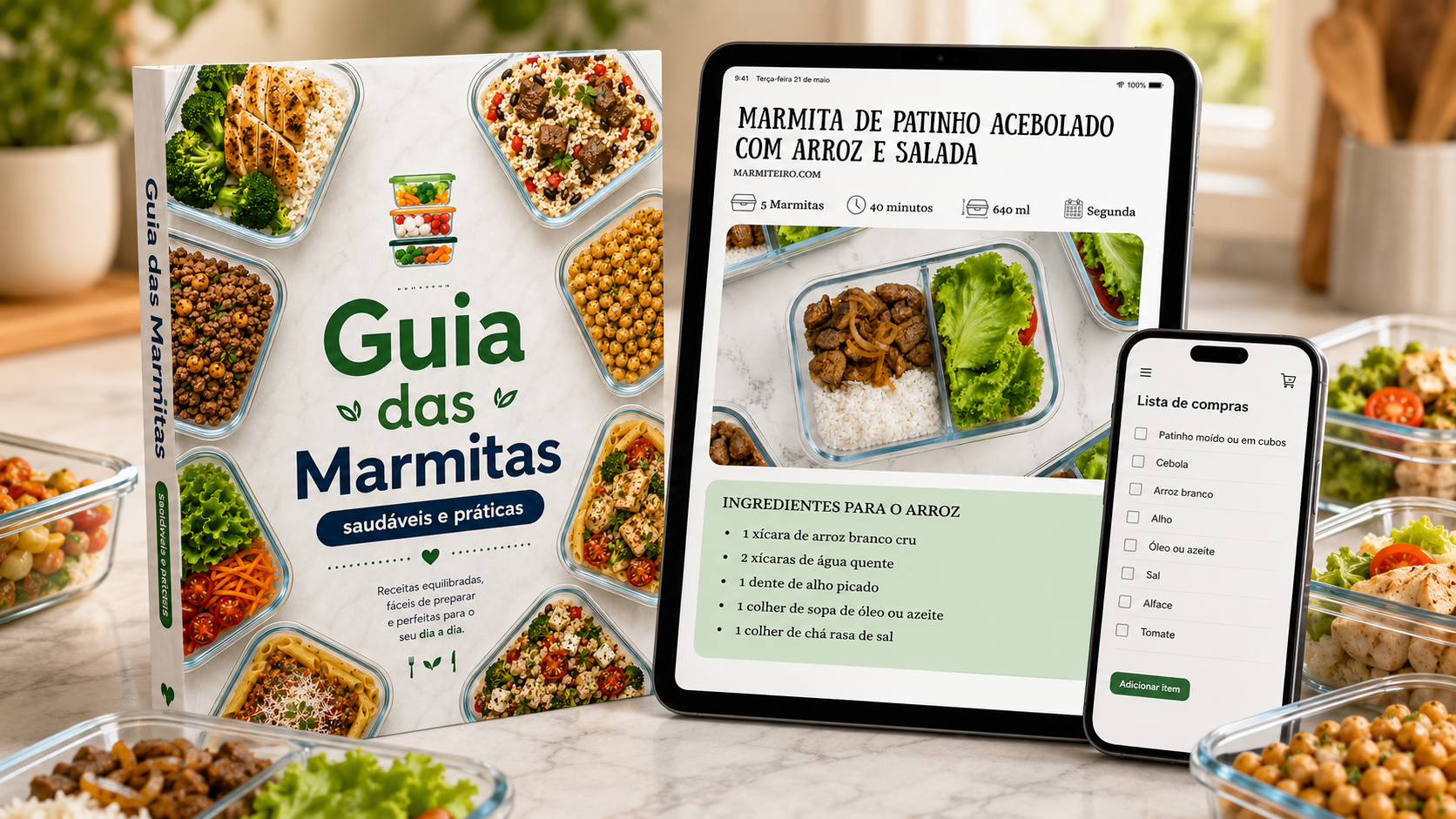 Capa Guia das Marmitas Para o Mês Todo